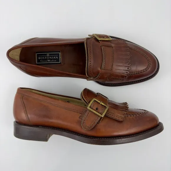 Bostonian‎ Crown Windsor brown leather loafers