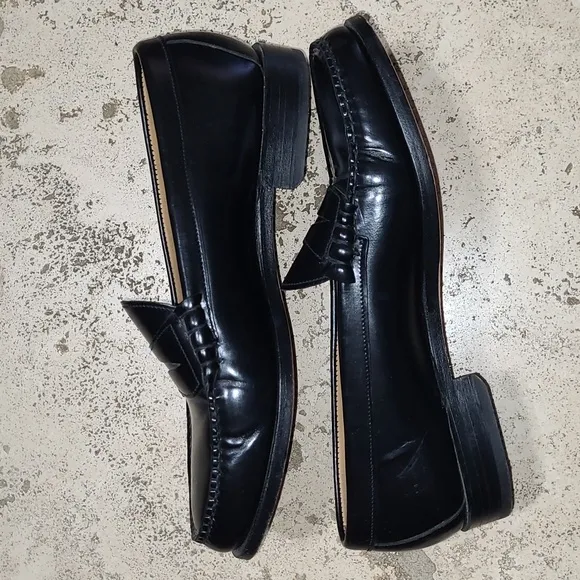 Bostonian Crown Windsor Men’s Black Penny Loafers Size 9.5