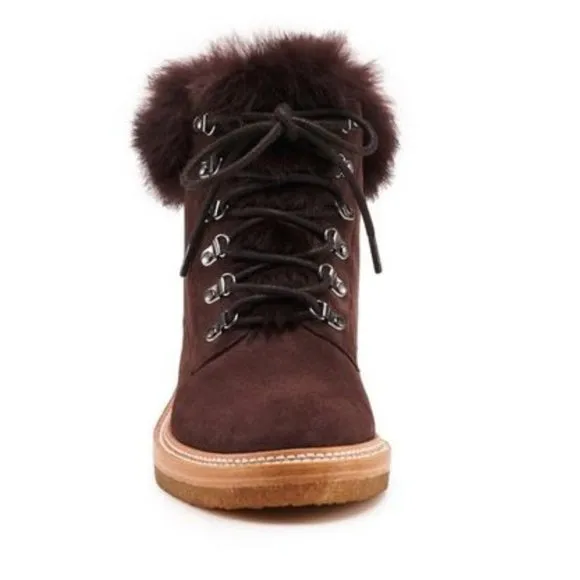 Botkier Suede and Fur Boots NIB Size 6