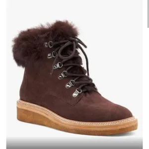Botkier Suede and Fur Boots NIB Size 6