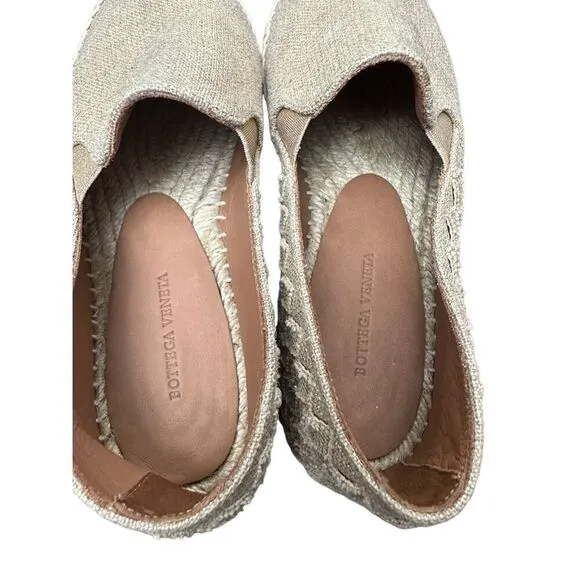Bottega Veneta Women's Woven Leather Espadrille Flats