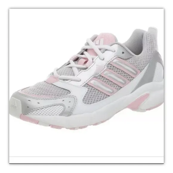 *BRAND NEW* Adidas White, Gray, and Pink Mesh Sneakers