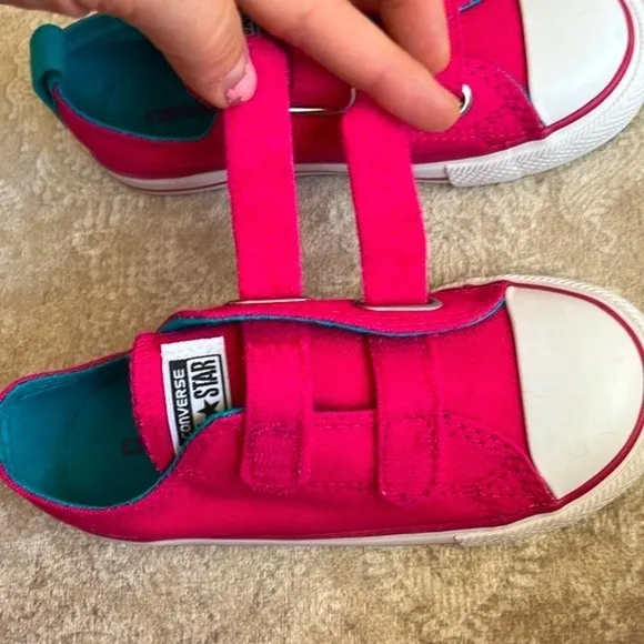 Brand New Converse All Stars Cosmos Pink Slip On Chuck Taylor Toddler Sneakers
