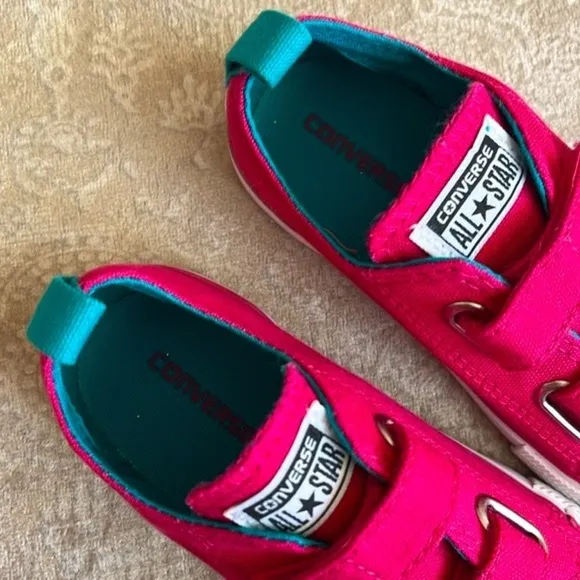 Brand New Converse All Stars Cosmos Pink Slip On Chuck Taylor Toddler Sneakers