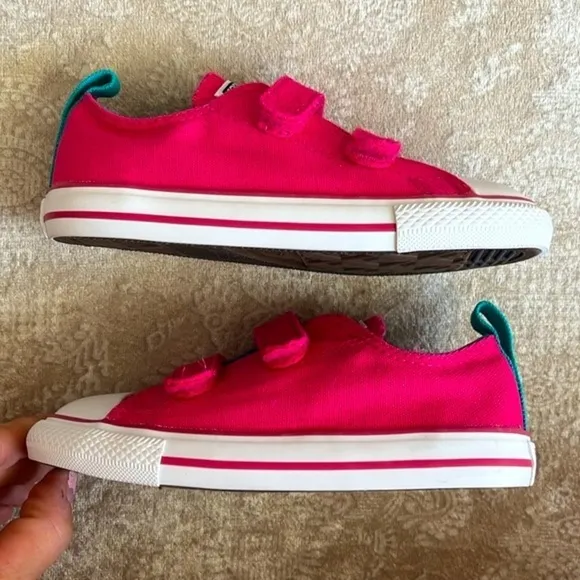 Brand New Converse All Stars Cosmos Pink Slip On Chuck Taylor Toddler Sneakers