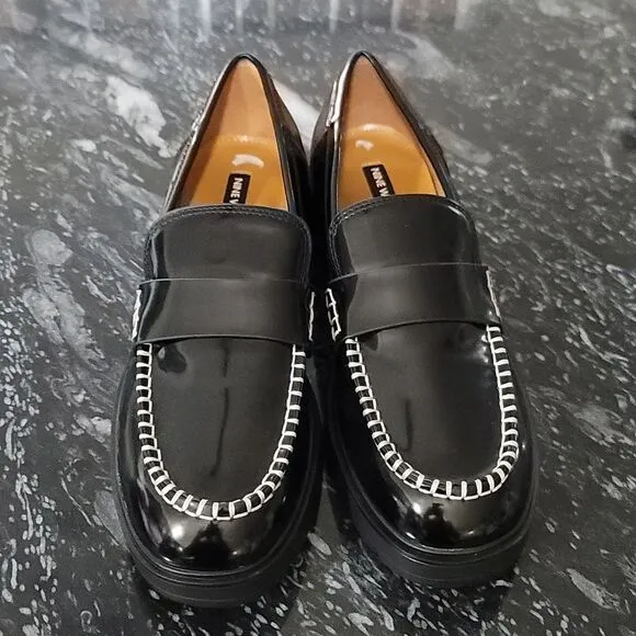 BRAND NEW NINE WEST WOMEN'S KIPLA SLIP-ON LUG SOLE CASUAL LOAFER