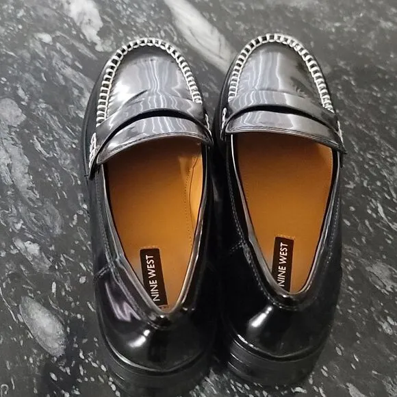 BRAND NEW NINE WEST WOMEN'S KIPLA SLIP-ON LUG SOLE CASUAL LOAFER