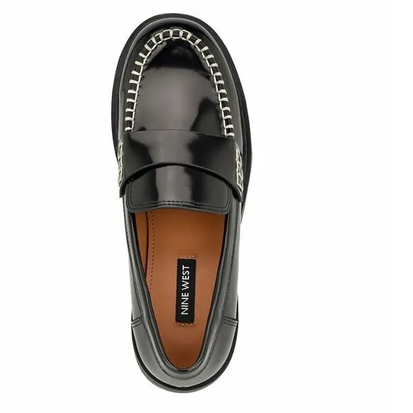 BRAND NEW NINE WEST WOMEN'S KIPLA SLIP-ON LUG SOLE CASUAL LOAFER
