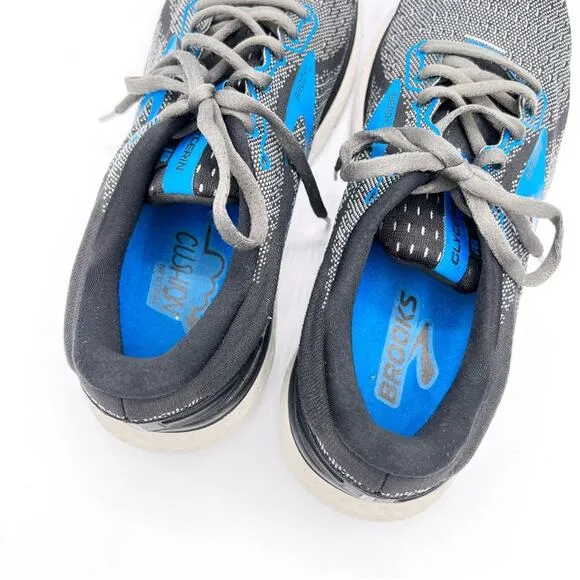 Brooks Glycerin 18 Black Ebony Blue Road-Running Sneakers Men’s Size 9