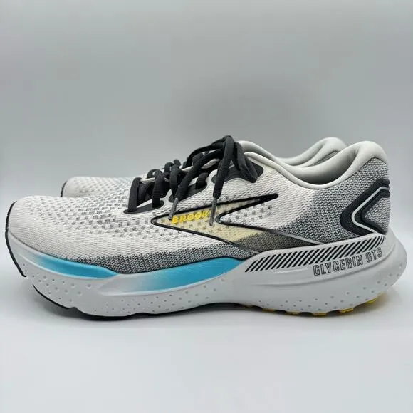 Brooks Glycerin GTS 21 Coconut Forged Iron Yellow Road-Running Sneakers Men’s 11