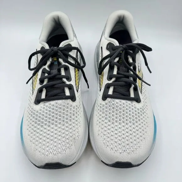 Brooks Glycerin GTS 21 Coconut Forged Iron Yellow Road-Running Sneakers Men’s 11