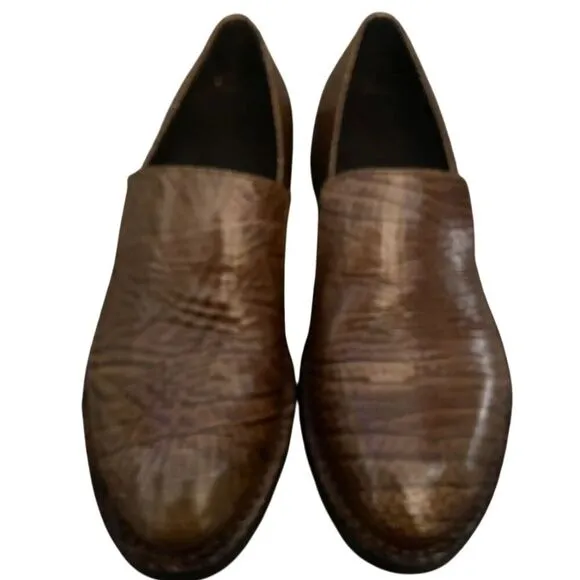 Brunello Cucinelli Unisex Brown Slip-On Loafers Size 6.5 Casual