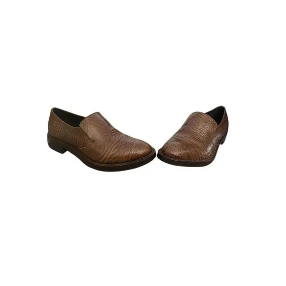 Brunello Cucinelli Unisex Brown Slip-On Loafers Size 6.5 Casual
