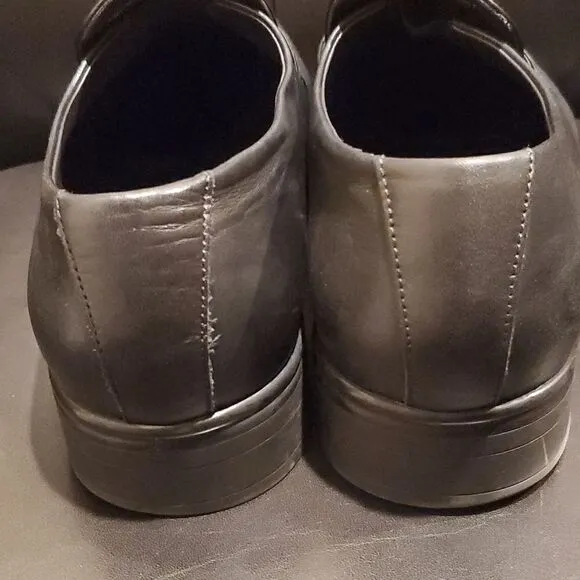 BRUNO MAGLI  Black Leather Mens Loafers - Size 11 1/2