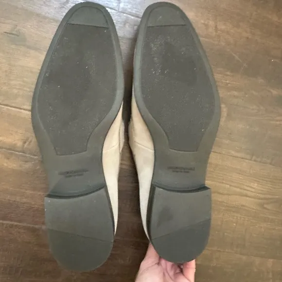 Bruno Magli Tan Suede Loafers with Horsebit Detail