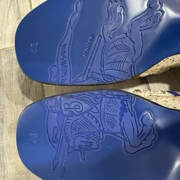 Burberry Barbed Python Print Loafers
