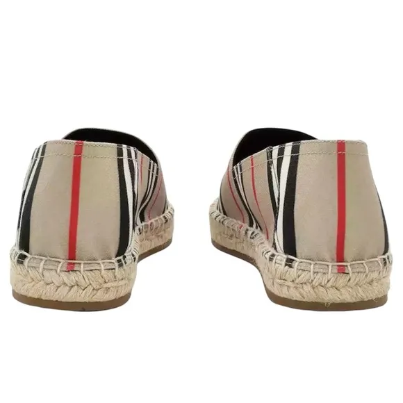 Burberry Beige Alport Icon Espadrilles