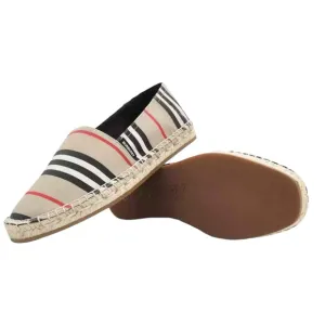Burberry Beige Alport Icon Espadrilles