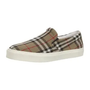 Burberry Check Slip On Sneakers (9.5)