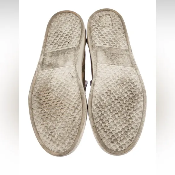 Buscemi Camo Suede Slip-On Sneakers