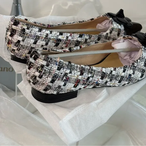 C. Paravano Flat Shoes Women I Pointed Toe Shoes For Women I Women Pumps I Tweed