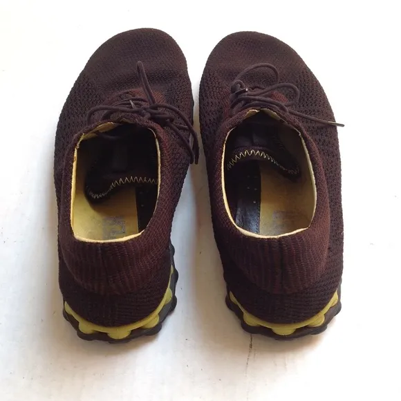 Camper Pelotas Sneakers Mens 14 Black Yellow Mesh Hiking Outdoor Vacation Travel