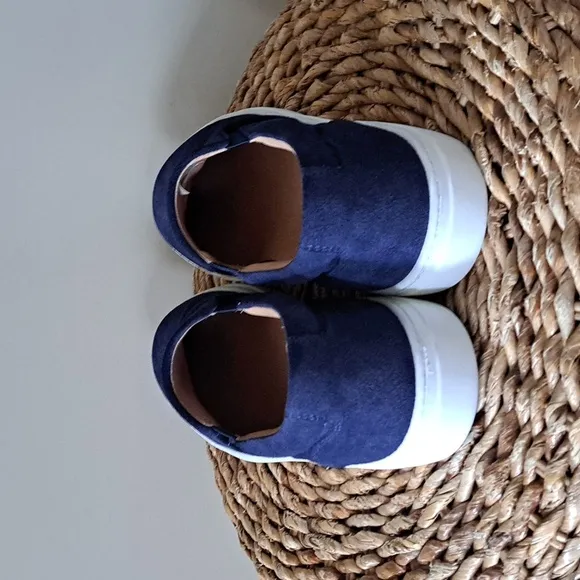 Carla Saint-Barth Uomo Mens Navy Suede Slip-On Loafer Sneakers Size EU42/US9