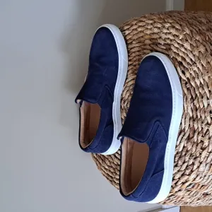 Carla Saint-Barth Uomo Mens Navy Suede Slip-On Loafer Sneakers Size EU42/US9
