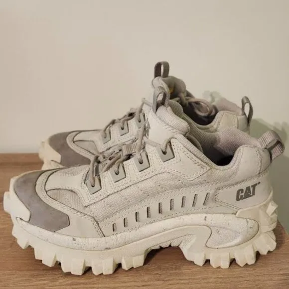 CAT INTRUDER UNISEX GREY SNEAKERS