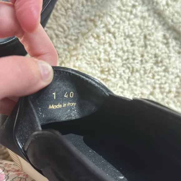Celine made in Italy satin slip on skate sneakers