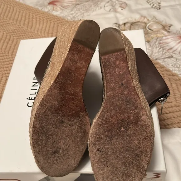 Celine taupe espadrilles