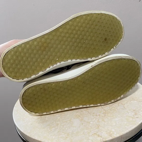 Celine Zebra Print Ponyhair Slip-On Sneakers Size 6