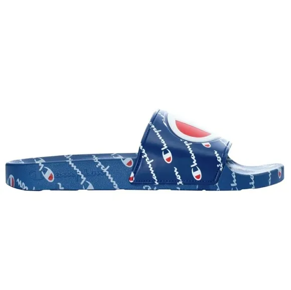 Champion IPO Repeat Slides Blue Flip Flops Sandals