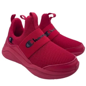 CHAMPION kids unisex legend lo red slip on sneakers Size 12