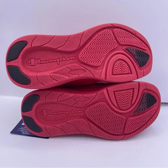CHAMPION kids unisex legend lo red slip on sneakers Size 12