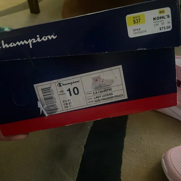 Champion Pink Slip-On Sneakers