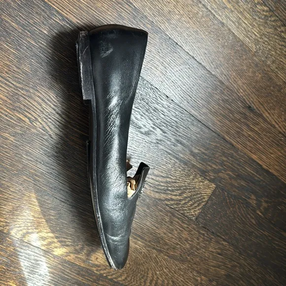 Chanel Black Leather Women's Loafers 38.5