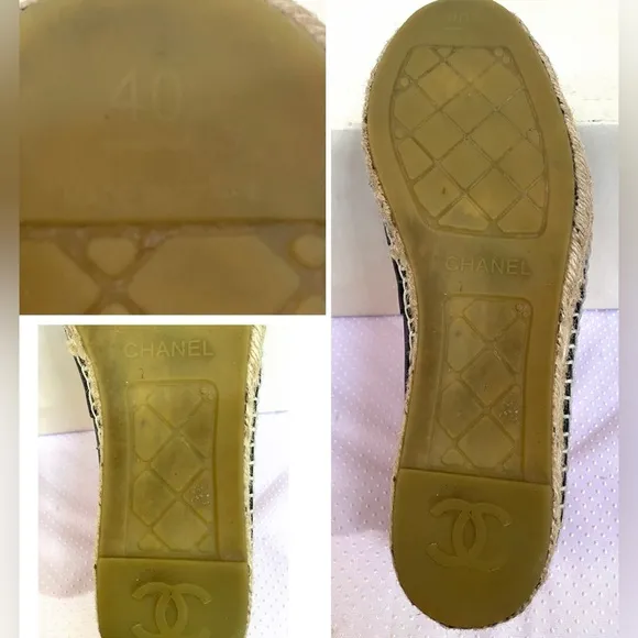 Chanel Lambskin Espadrilles(40)