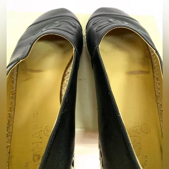 Chanel Lambskin Espadrilles(40)