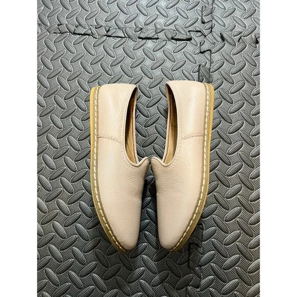 Charix Nubuck Artisan Slip-On Flats‎ Loafers Womens Leather Size 36 US 6