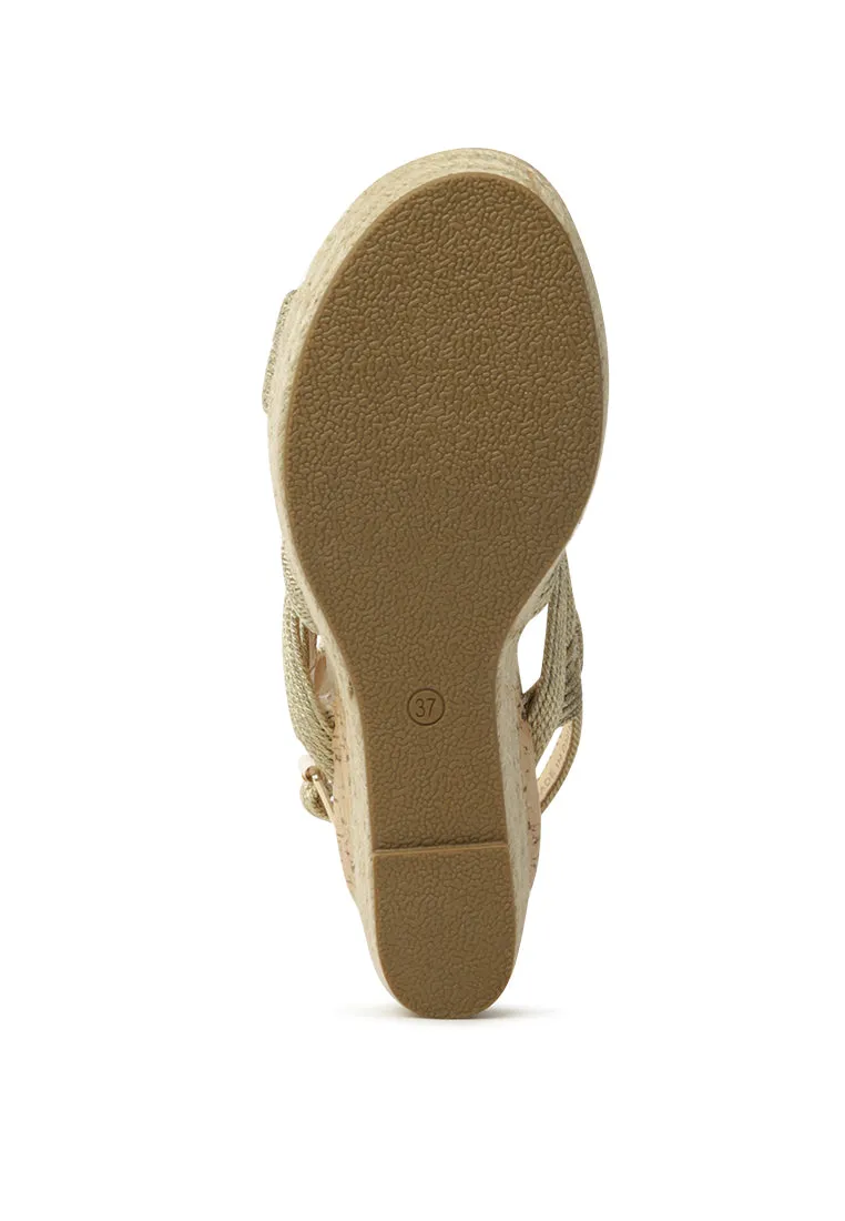 charo ankle strap wedge sandals