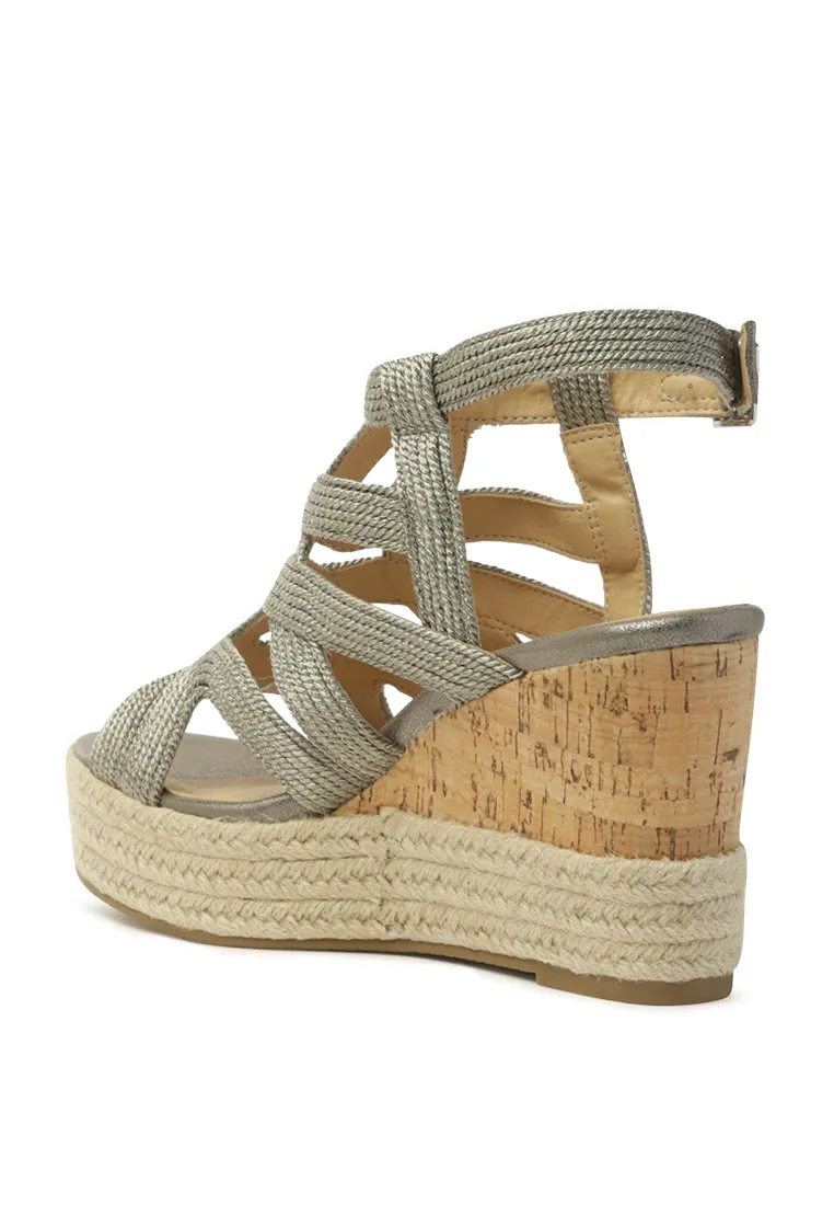 charo ankle strap wedge sandals