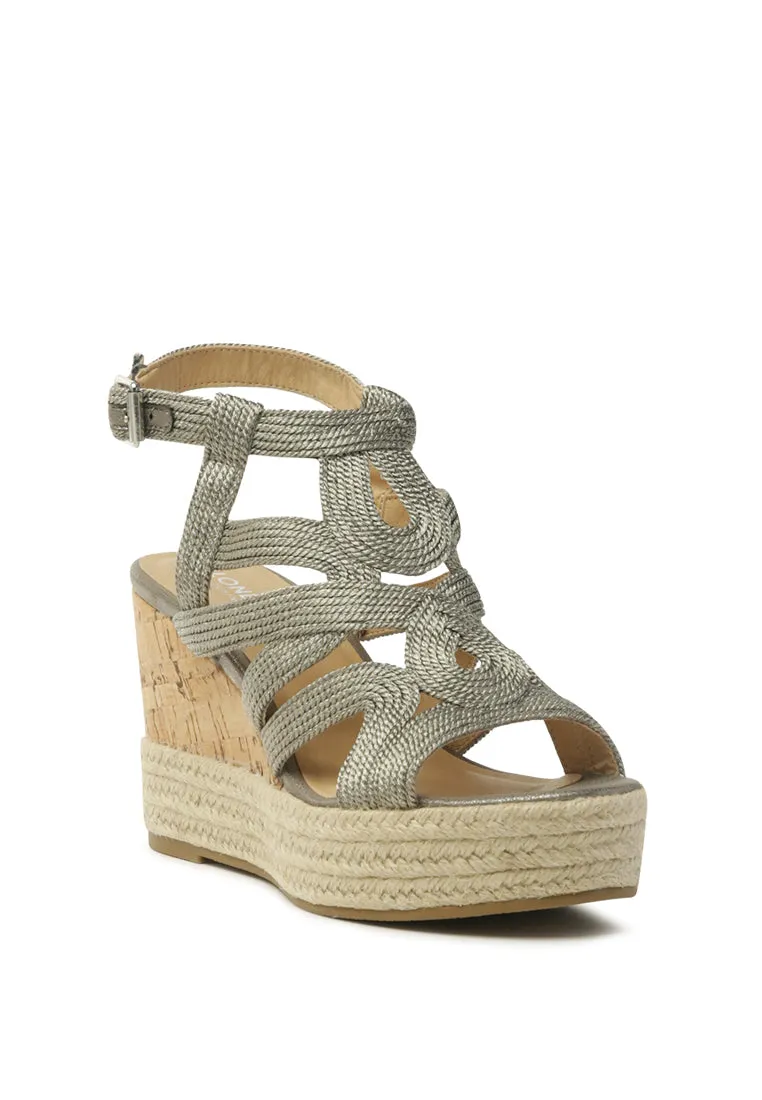charo ankle strap wedge sandals