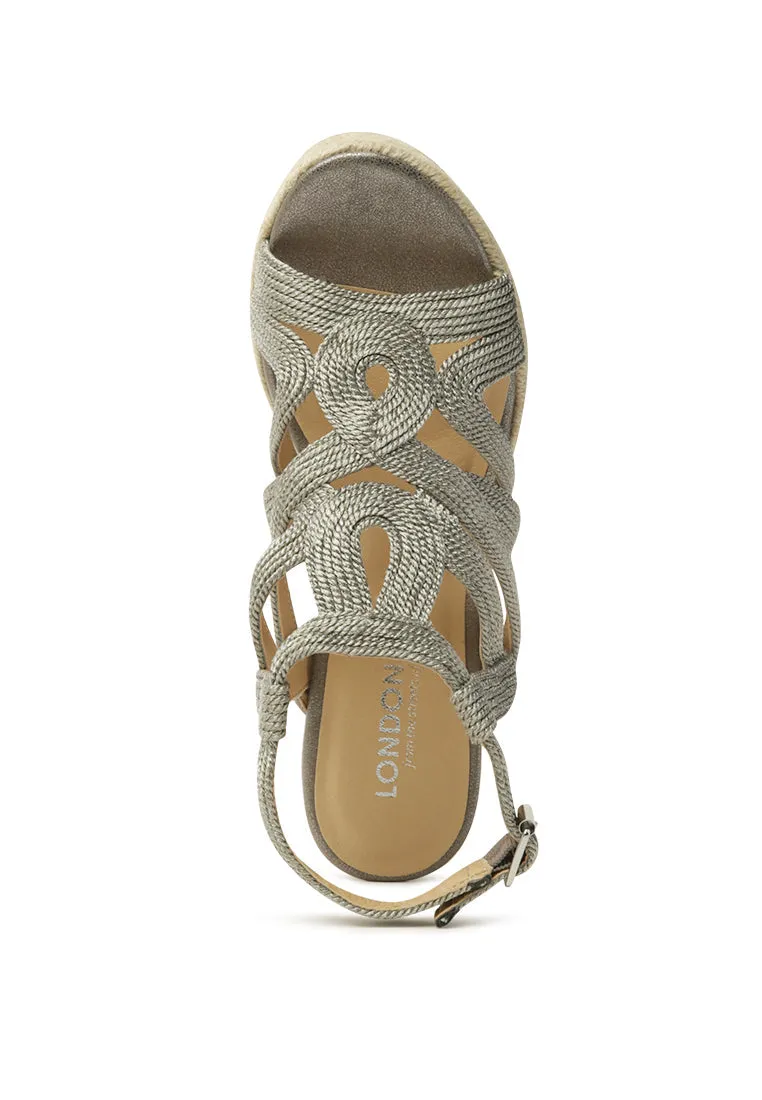 charo ankle strap wedge sandals