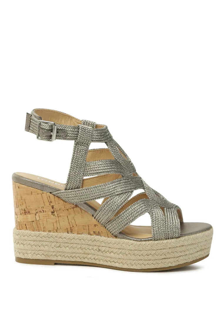charo ankle strap wedge sandals