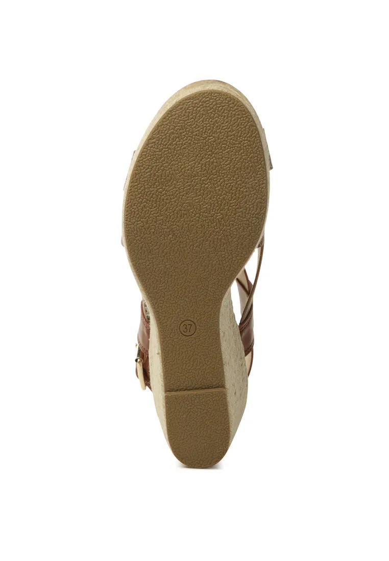 chefa braided espadrille wedge sandals