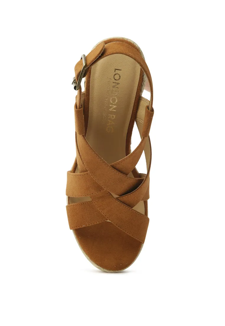 chefa braided espadrille wedge sandals