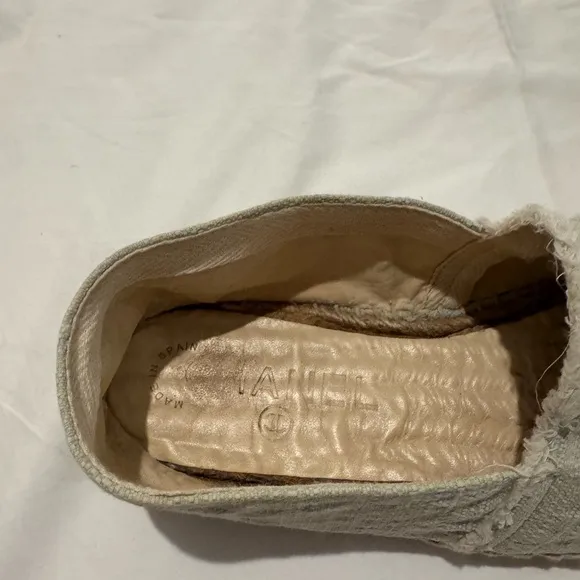 Chic Beige and Cream Chanel Espadrilles