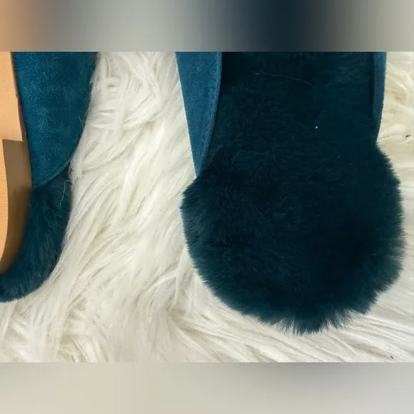 Chicos Suede Ballet Slides