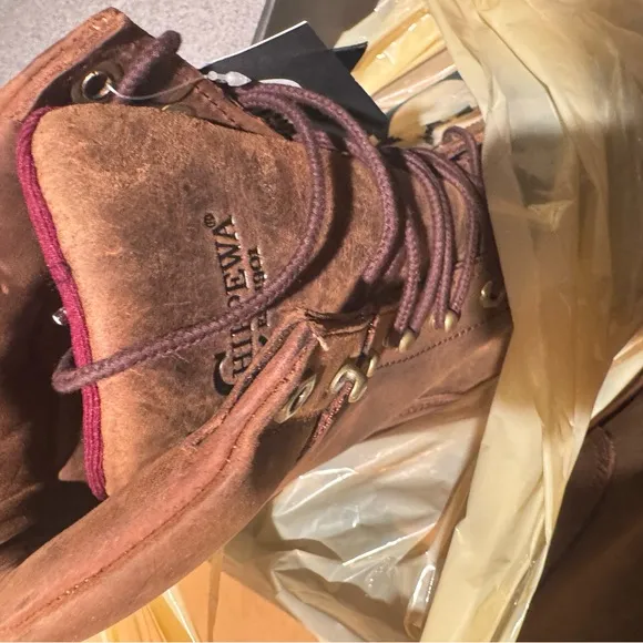 Chippewa Tan Waterproof Boots with Steel Toe